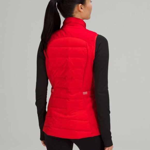 Lululemon Down For It All Vest Women's 14 Running Puffer Insulated Grenadine Red - Picture 2 of 9